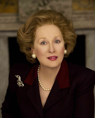 Meryl Streep interpreta a  Margaret Thatcher.
