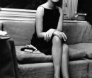 El glamur: vestida por Pierre Cardin, su pareja durante algunos años.