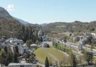 Religiosidad. El santuario en el valle de Lourdes.