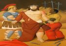 El desnudo de Cristo, óleo sobre lienzo, 2010.