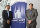 Estuvieron Andrés Gabela, gerente comercial, y Juan Ortiz, gerente de ventas.
