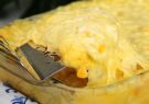 Molde nicaragüense de papas mezclada con choclo y queso