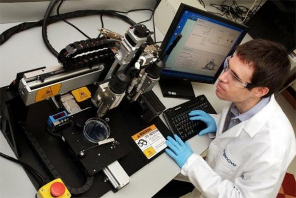 Bioimpresora en 3D de Organovo es capaz de imprimir tejidos humanos.